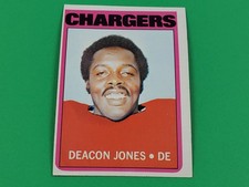 1972 TOPPS FOOTBALL #209 DEACON JONES HIGH GRADE EX EX-MT