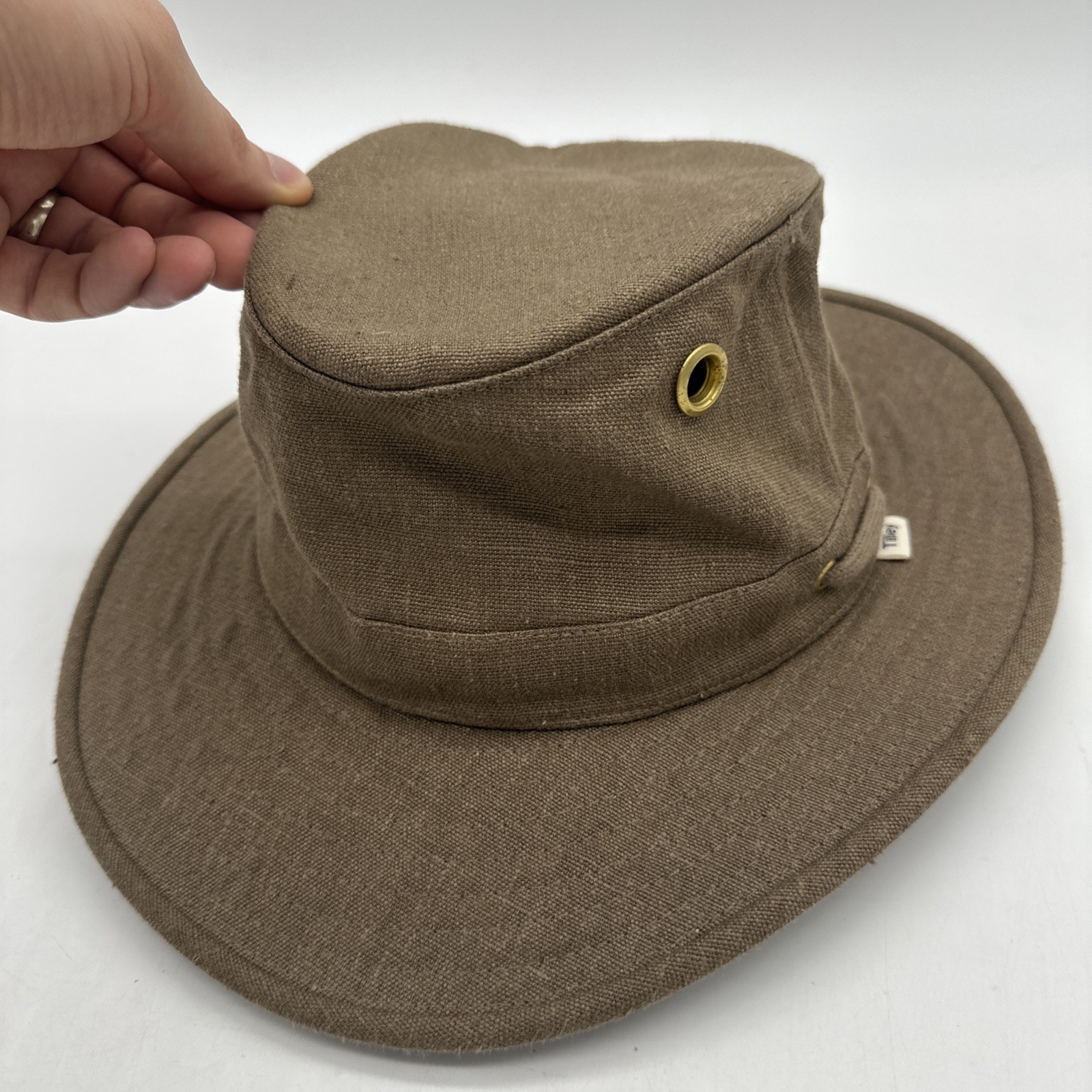 Tilley Endurables Hemp Hat Brown Outdoors Hiking Size 1/2