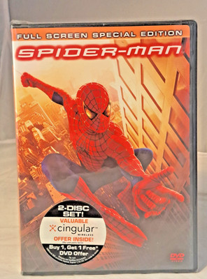 Spider-Man Full Screen Special Edition 2-Disc Movie DVD Set New Sealed