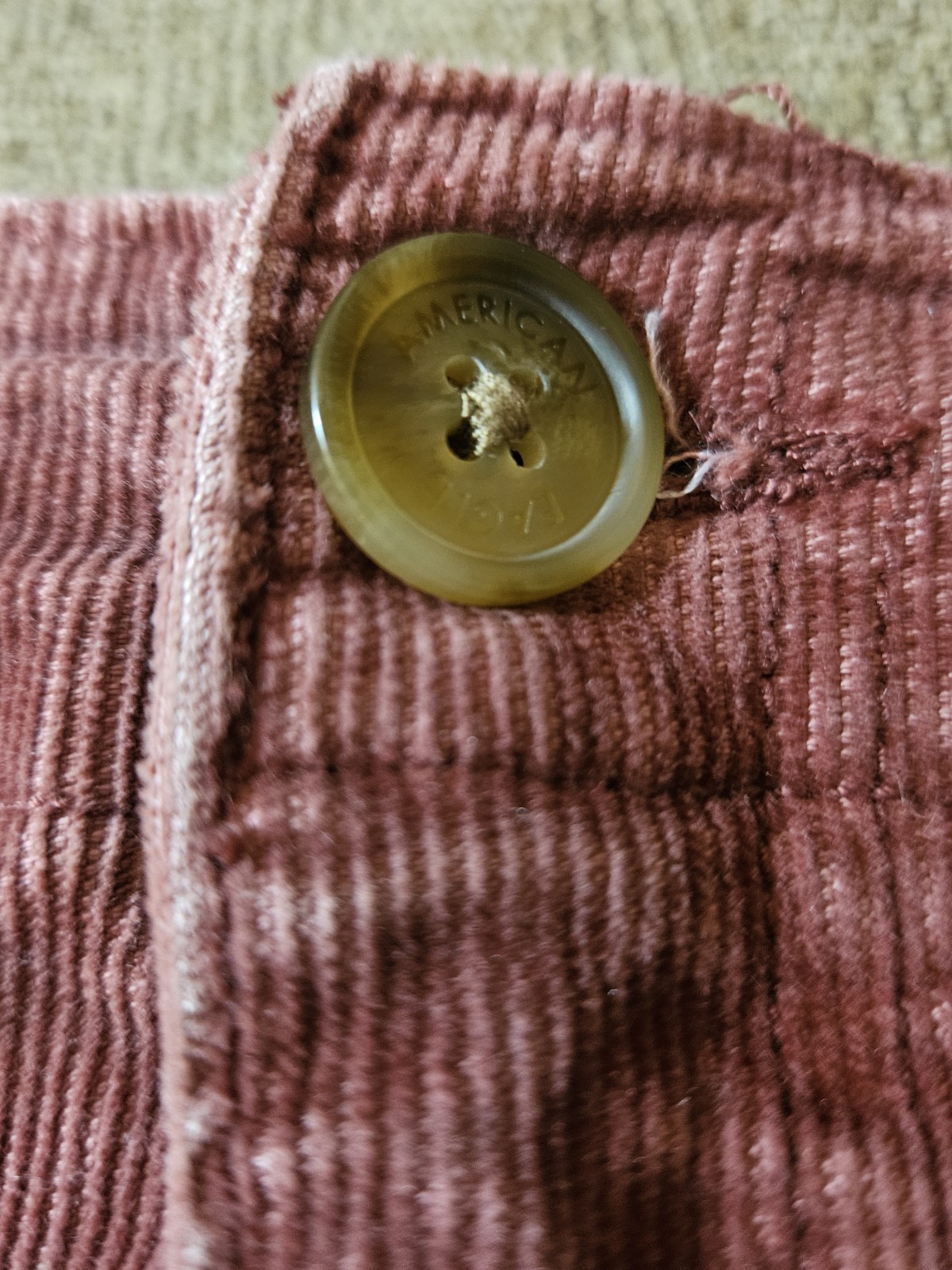American Eagle Outfitters Raspberry Corduroy Mini… - image 3