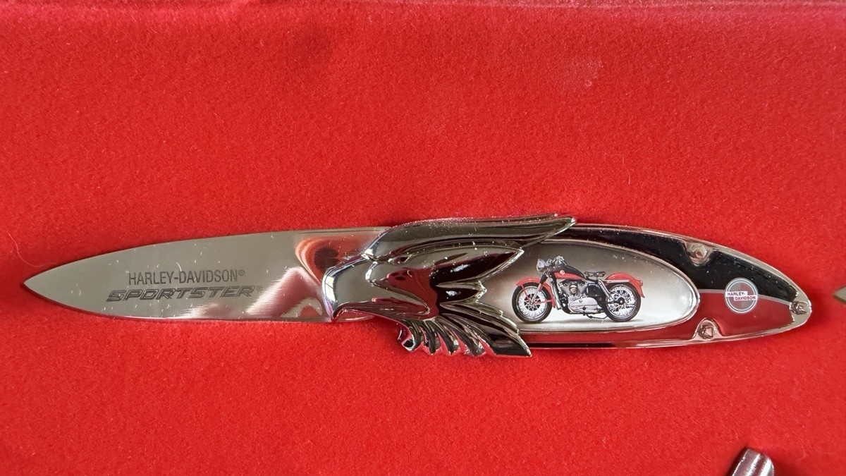 Harley-Davidson And Indian Motorcycle Knife Collection | eBay