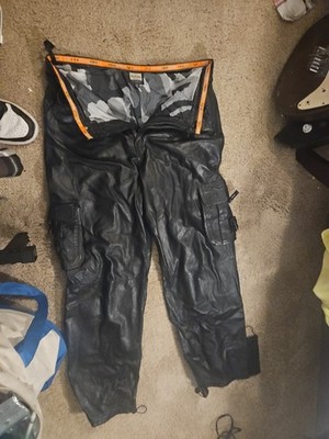 M. Julian Wilsons leather motorcycle pants Cargo Nice Size 32x 34