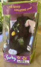 Vintage Furby 1998 Witches Cat Rare Brown Eyes. Model 70-800 Collectors Item