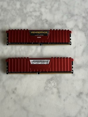 Corsair Vengeance LPX Red 16gb Ddr4-2666 Cl16 Kit for sale online