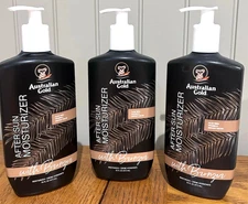Lot Of 3 Australian Gold After Sun Moisturizer Lotion with Bronzer 16oz New