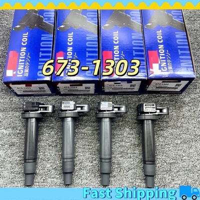 4×Ignition Coils 90919-02230 673-1303 For 1998-10 TOYOTA Tundra 4.7L V8 US Store