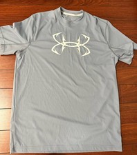 Under Armour UA Tech Lightweight Gray Short Sleeve T-Shirt Men's Medium