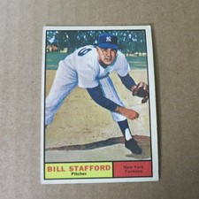 Bill Stafford 1961 Topps #213 New York Yankees Free Postage