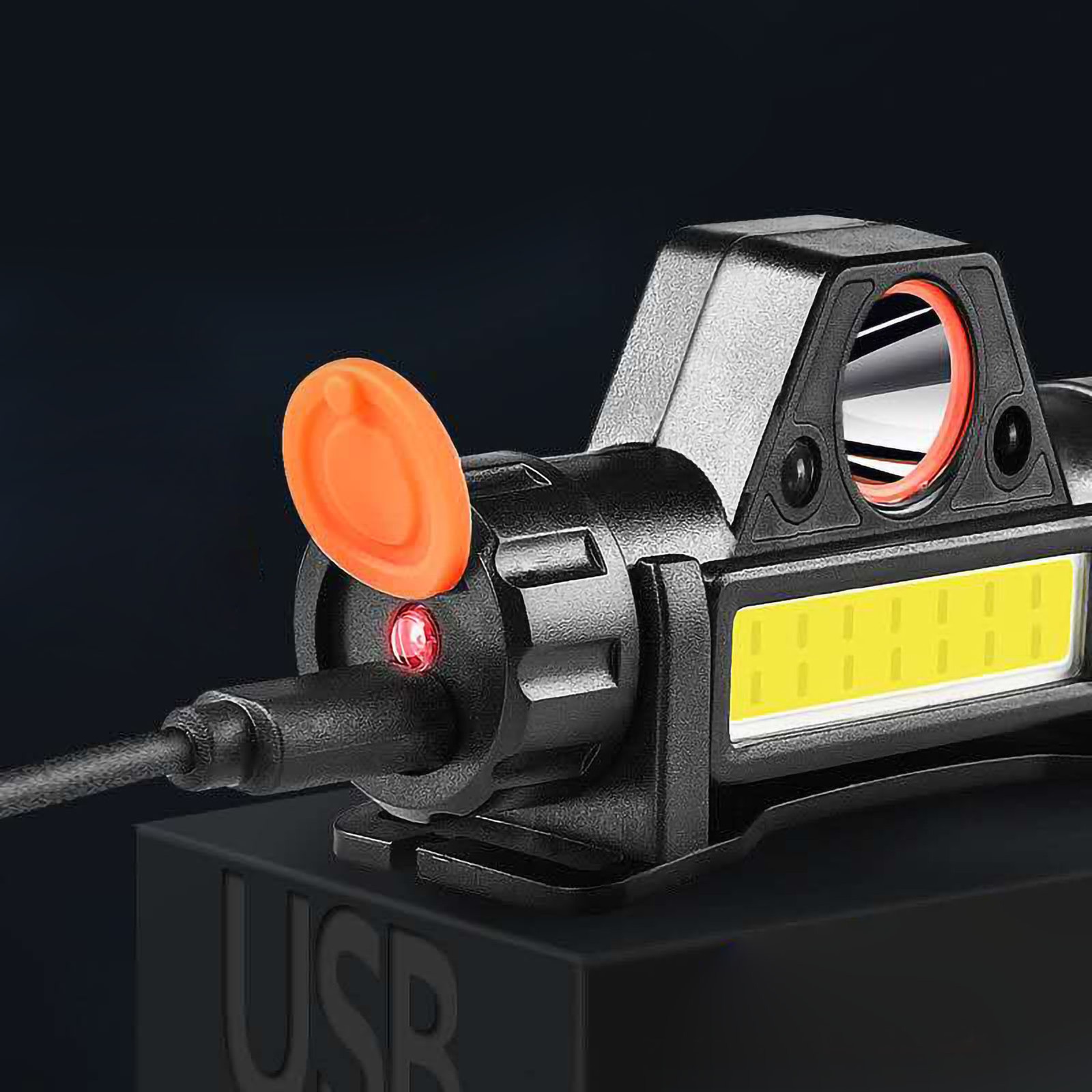 Powerful USB Charging Headlamp For Camping Fishing Recommended