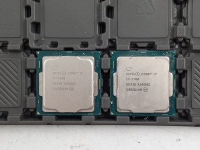 LOT OF 2 INTEL CORE i7-7700 SR338 PROCESSORS (PR789)