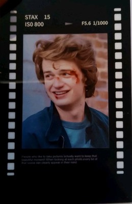 Stranger Things Steve 9x5,5cm Flimroll Polaroid Card