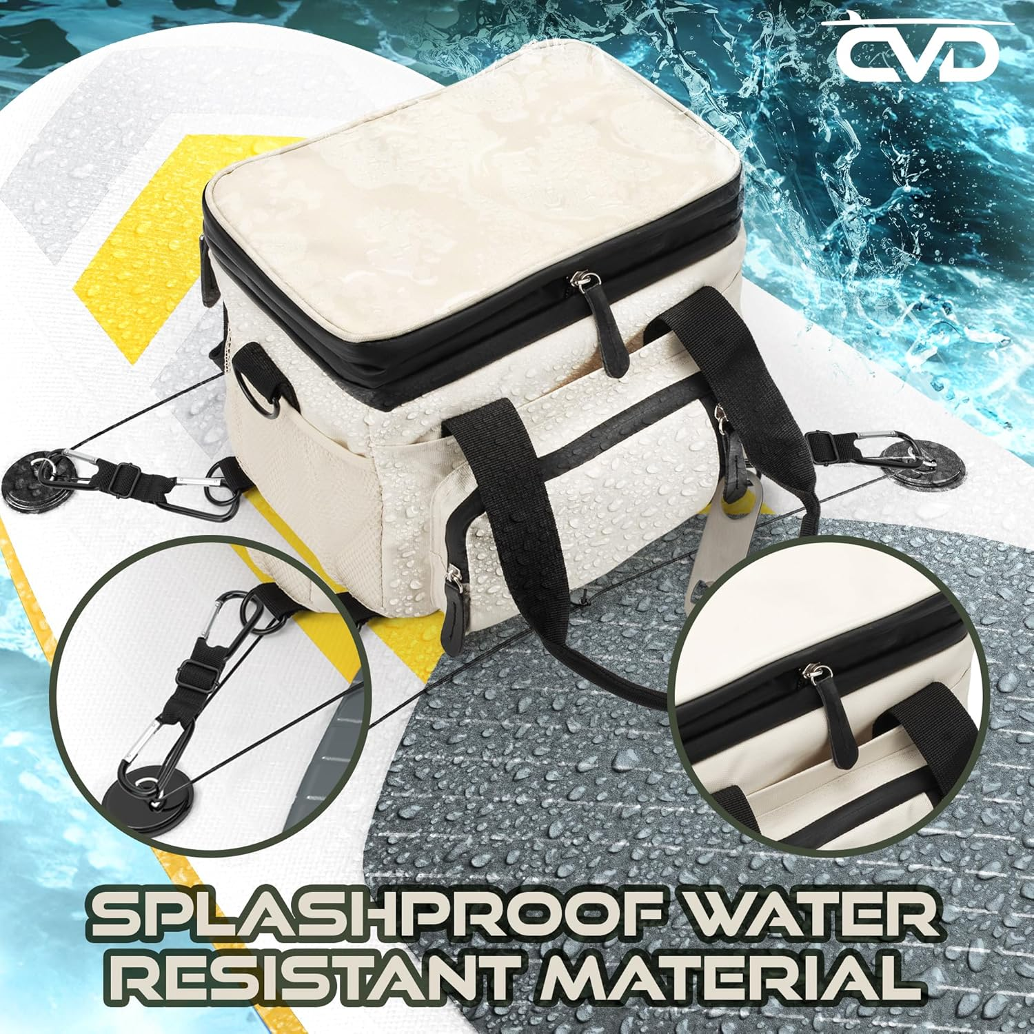 Multifunctional 11x8 Waterproof SUP Kayak Board Cooler Bag