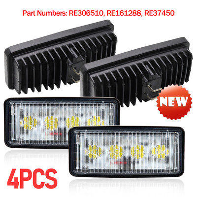 LED Headlight For Deere Sprayers lights replace R161288 RE306510 RE37450