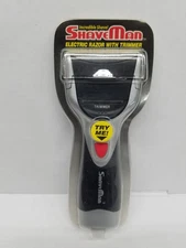 Collectible ShaveMan Electric Razor with Trimmer, NOS, 2004 Sealed
