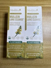 2 Pack Mulittea  ultra concentrated Mullein lung cleanse