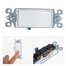 Lamp Switch Replacement Standard Decorator Light Switches White Electrical Wall
