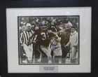 Franco Harris Signed 8x10 Framed Immaculate Reception Photo Auto Steiner 17110