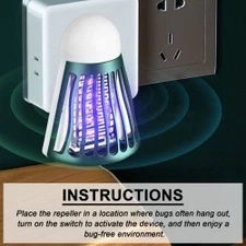 Jaysuing Badminton Insect Repellent, Badminton Mosquito Light Electric Home Trap