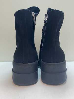 RICK OWENS DRKSHDW/23AW/Mega Bumper/Lace up boots/42/BLK RICK OWENS DRKSHDW/23AW/Mega Bumper/Lace up boots/42/BLK