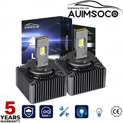 For ALFA ROMEO GIULIA 2017-2023 6000K D5S D5R LED Headlight HIGH LOW Bulbs White