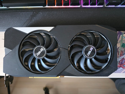 ASUS GeForce RTX 3060 Ti Dual OC V2 LHR 8GB GDDR6 Grafikkarte