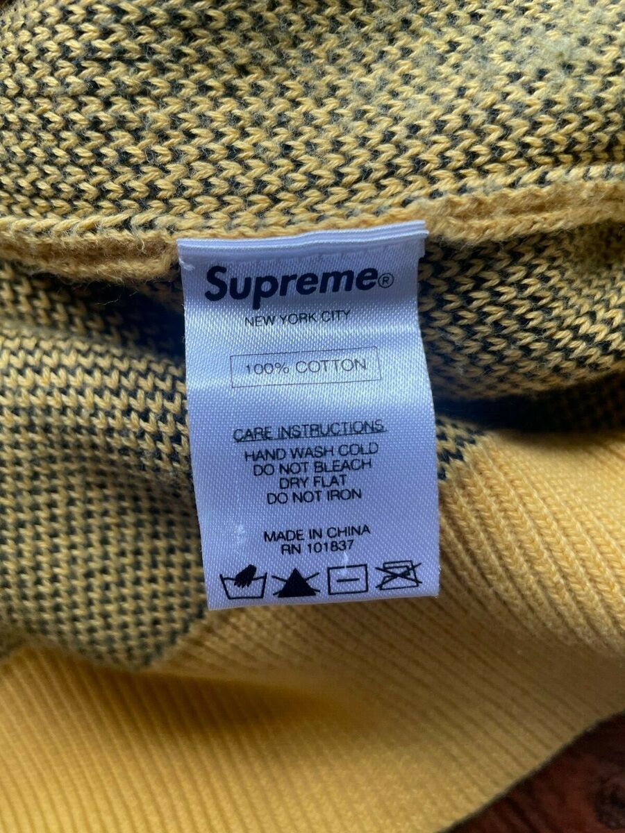 Supreme Child of Hell Sweater 2015 Medium Yellow Box Logo Supreme Child of Hell Sweater 2015 Medium Yellow Box Logo