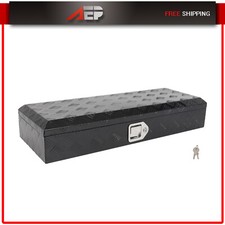 34x12x6 Black Aluminum Storage Tool Box W1x Lift Air Rod For Garage Rv 34x12x6 Black Aluminum Storage Tool Box W1x Lift Air Rod For Garage Rv