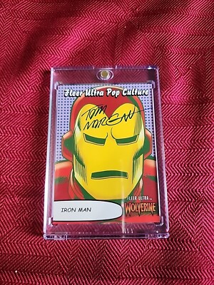 2023 Fleer Ultra Wolverine IRON MAN Pop Culture #6 AUTO TOM MORGAN #14 of 40