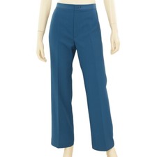 70s Vintage Levi's Teal Blue Rib Cage Pants Stove Pipe Leg Womens 2 High Waist