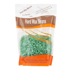 Hard Wax Beans for Face, Underarms, Bikini Hair Remover 10.6 oz (Green Tea)