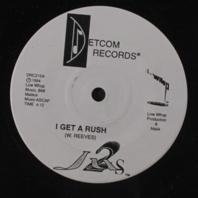 Jus 2 : I Get A Rush / Instrumental Detcom 7 '' Einzel 45 RPM