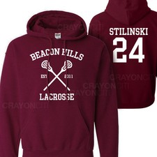 Teen Wolf Beacon Hills Lacrosse Stilinski 24 Hoodie Jumper pullover sweatshirt
