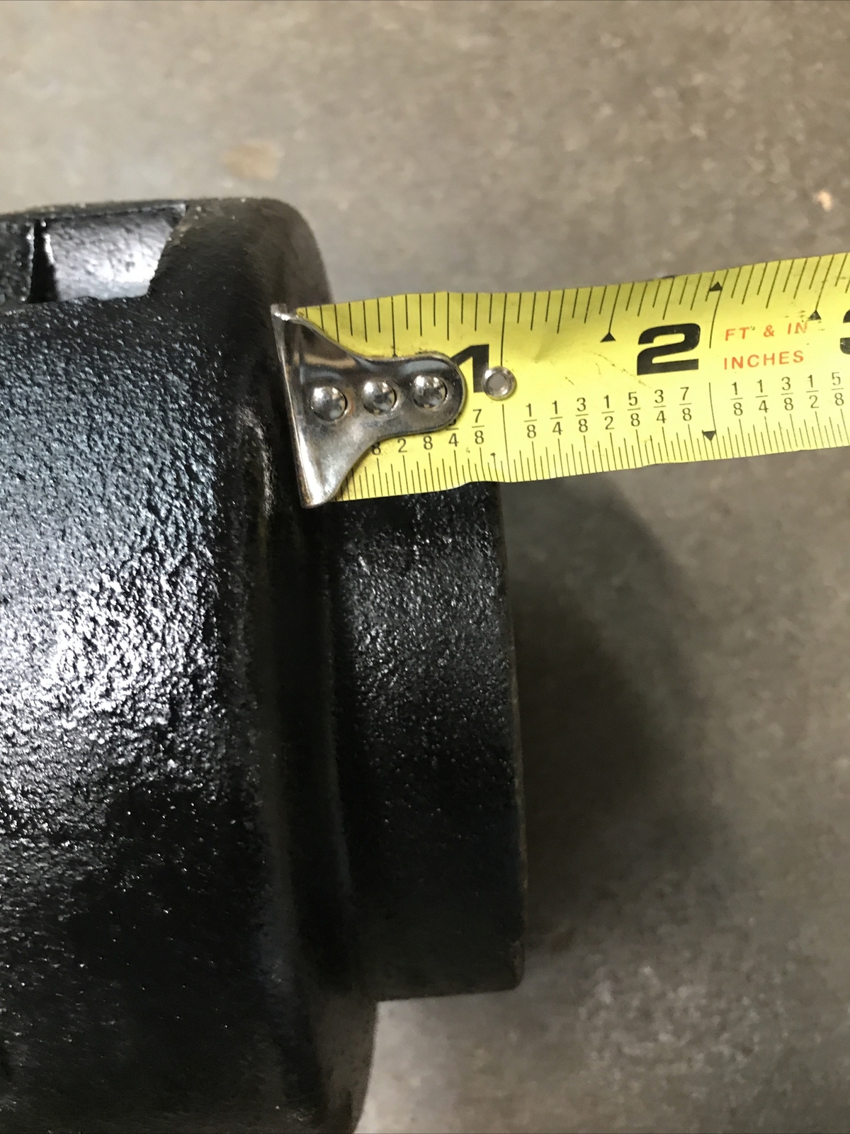 CAST IRON VALVE BOX LID “WATER bb” Bibby St Croix BB Canada 65/8” Diam