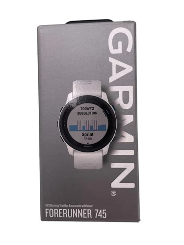 Garmin Forefunner 745 GPS Running Triathlon White Smartwatch MH197-5