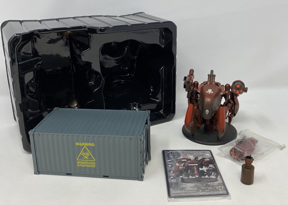 AT-43 Therians Wraith Golgoth Red Version OPEN BOX WITH CARDS RACKHAM