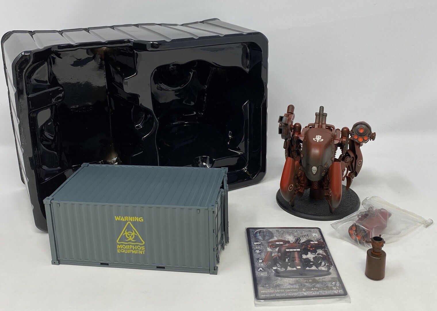 AT-43 Therians Storm Golems Unit Box OPEN BOX WITH CARDS RACKHAM