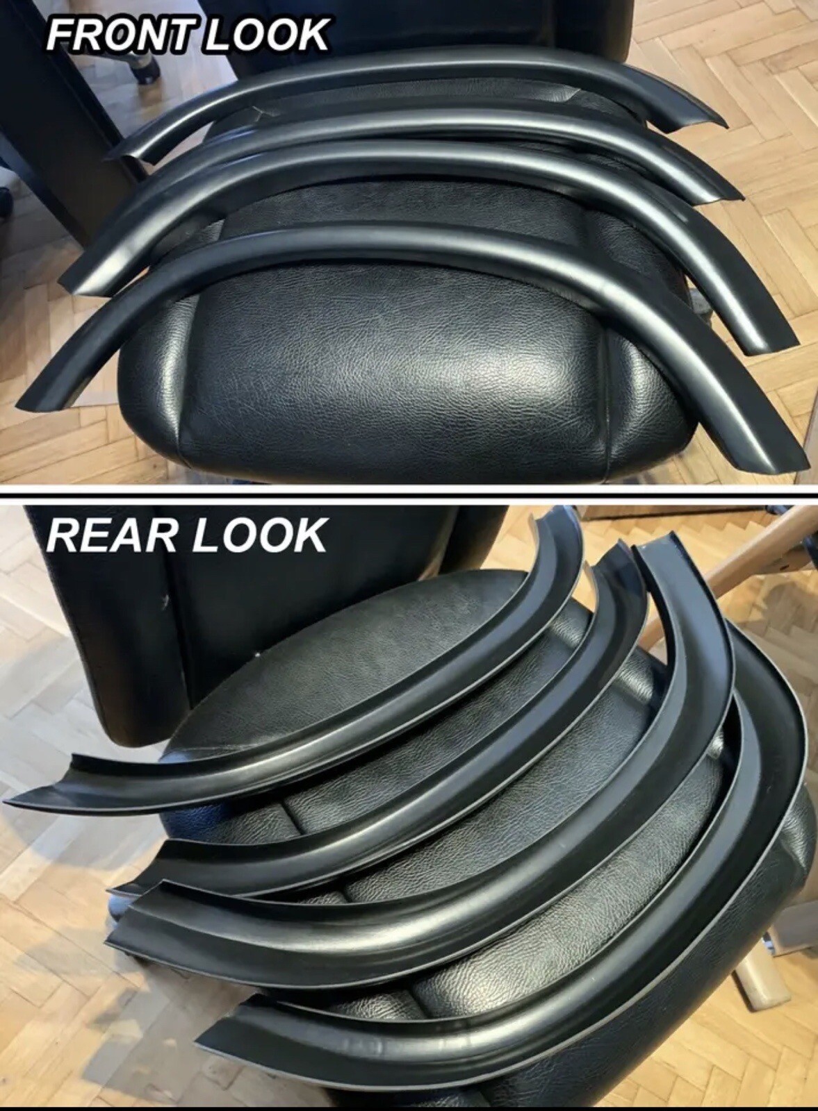 W201 190e Cosworth 2.316 Plastic Fender Flares 4 Piece Mercedes Amg