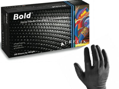 Aurelia Bold schwarze Nitril starke Handschuhe versch. Mengen Mechaniker Tätowierer