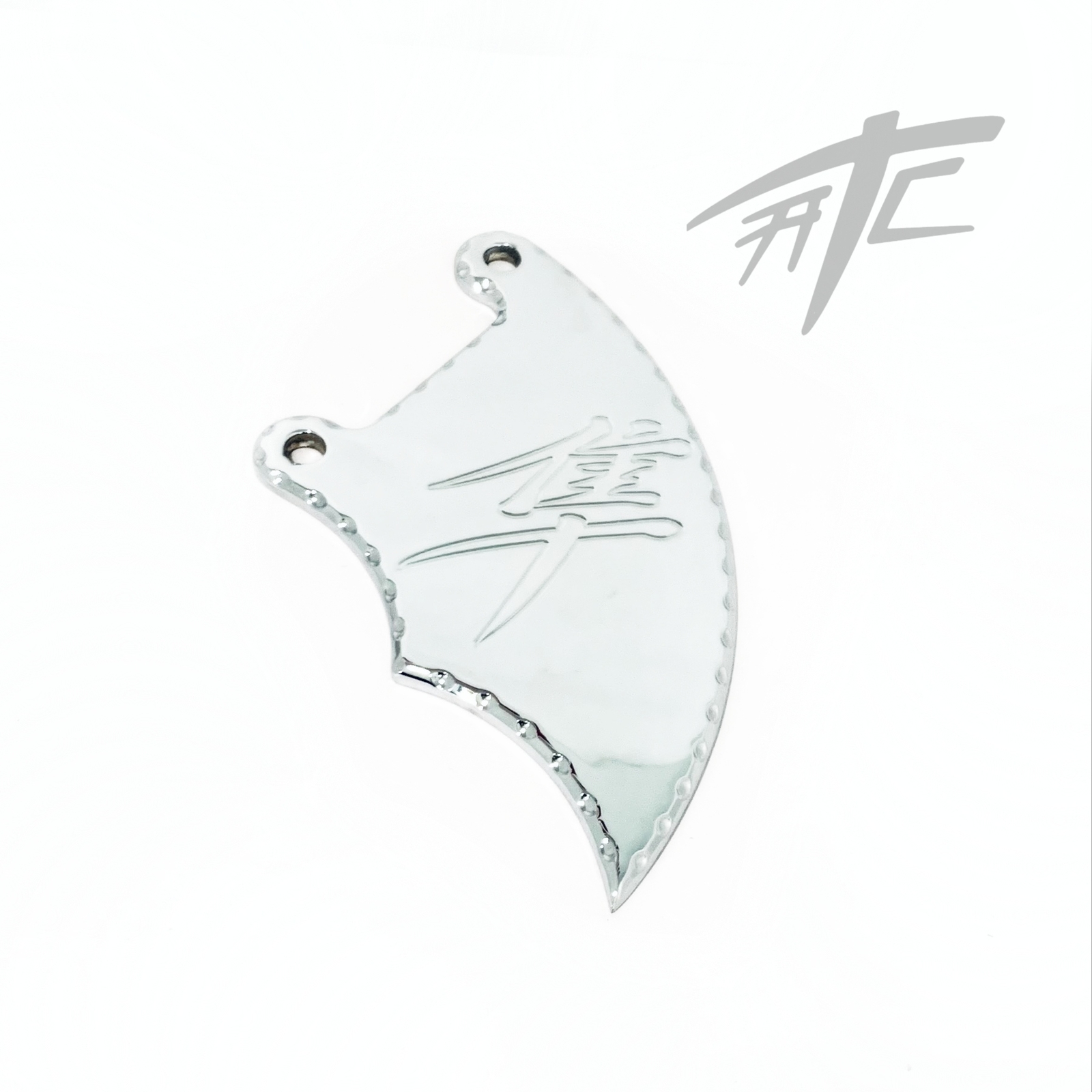 HAYABUSA CHROME DIAMOND CUT LEFT FRONT BRAKE CALIPER COVER 1999 SUZUKI HAYABUSA