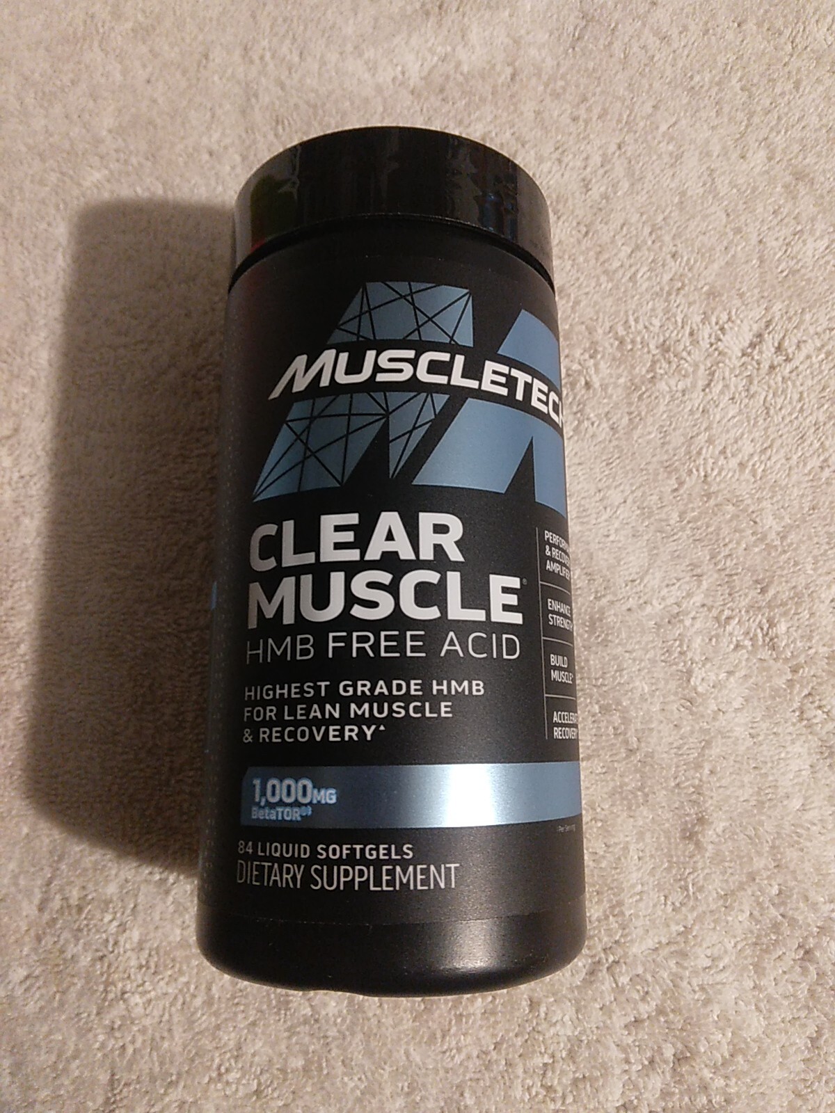 MuscleTech Clear Muscle Post Workout Recovery, Muscle Builder for Men