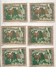 Pieniądze awaryjne:Bosau Schleswig-Holsztyn 6 sztuk (619)