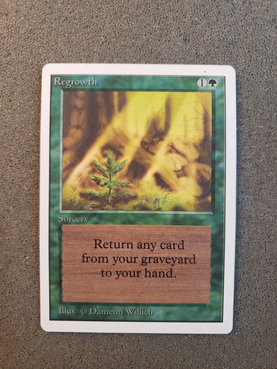 mtg cards like regrowth Magic the Gathering [003] UNLIMITED EDITION Single Card