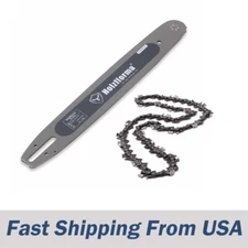 USA 20inch 3/8" .058" 72DL Guide Bar With Saw Chain For Husqvarna Chainsaws