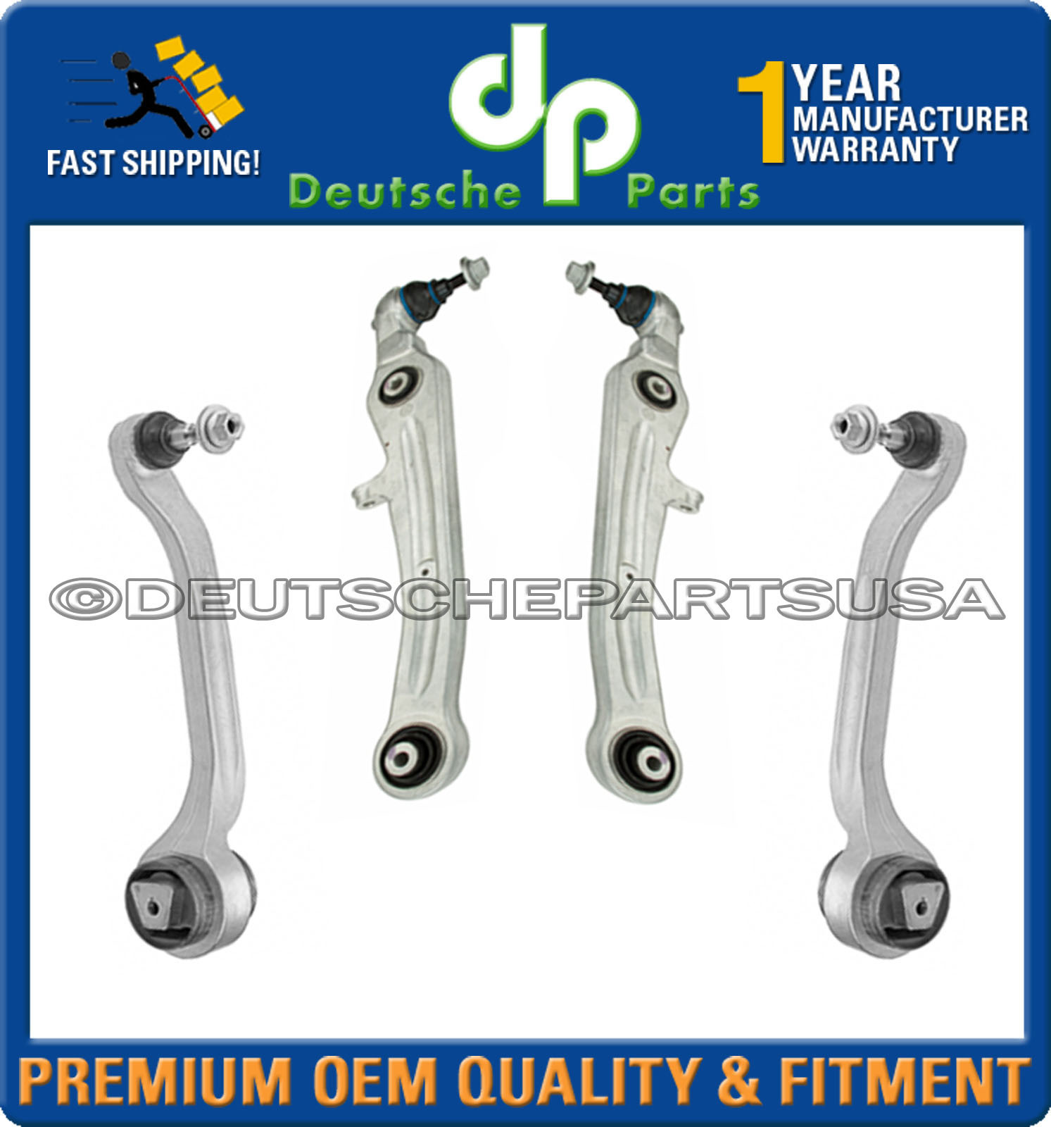 BENTLEY GT GT GTC LOWER CONTROL ARM ARMS BALL JOINT JOINTS SUSPENSION KIT 4 Pc
