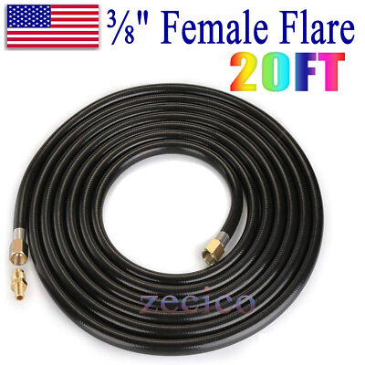 20FT Propane Hose with 3/8'' Female Flare for Gas Grill, RV, Fire Pit, Heater BBQ