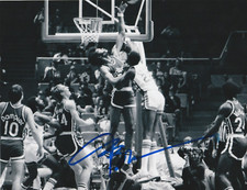 JIM CHONES  NEW JERSEY NETS  ABA  ACTION SIGNED 8X10