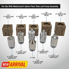 37 Degree Hydraulic Double Flaring Tool Adapter Die Set for Brake Line Fuel Line