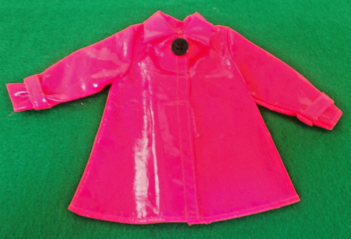 Pink clearance vinyl raincoat