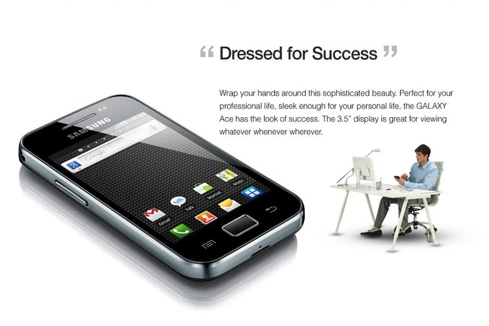 Original Samsung GALAXY Ace S5830 5.0MP 3.5" Android Mobile Phone GPS Wi-Fi - Image 3 of 4