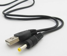 50pcs 80cm USB Male to 4.0 x 1.7mm 4.0x1.7 Male Power Charge Cable for Sony PSP